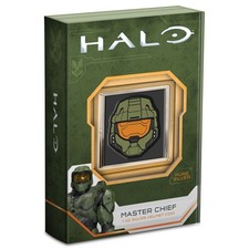 2021 Halo 20th Anniversary - Capacete Master Chief em forma de 1 oz moeda de prata em perfeito estado... comprar usado  Enviando para Brazil