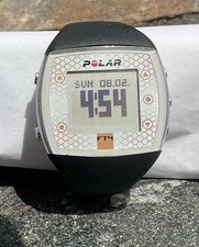 Usado, Monitor de Frequência Cardíaca POLAR Fitness FT4 Relógio Prata Nova Bateria Nova Pulseira comprar usado  Enviando para Brazil