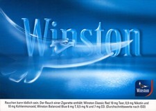Winston zigarette postkarte gebraucht kaufen  Mönchengladbach