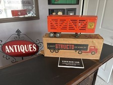Trailer vintage Structo Cattle Farms com caixa original! Gado dos anos 50 sem caminhão*, usado comprar usado  Enviando para Brazil