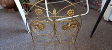 Brass magazine rack for sale  PAIGNTON