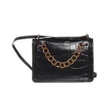 Zara, torba na ramię, damska, czarno-złota, 21, 5, 15 cm #TFA, używany na sprzedaż  PL