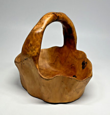 Wooden burl basket for sale  Show Low