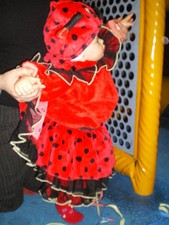 Vestito carnevale coccinella usato  Roma