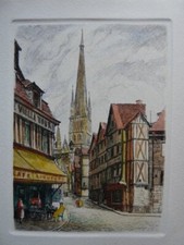 Ancienne gravure eau d'occasion  Seyssel