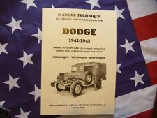 Manuel technique dodge d'occasion  Surgères