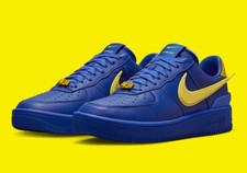 Tênis Nike Air Force 1 Ambush azul royal/amarelo casual masculino tamanho EUA 14 novo✅ comprar usado  Enviando para Brazil