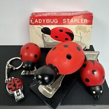Lote de chaveiro vintage com clipes de grampeador de joaninha feito no Japão, usado comprar usado  Enviando para Brazil