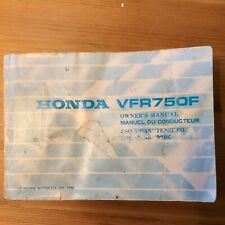 Honda vfr750f owner for sale  NEWTON-LE-WILLOWS