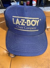 Boné caminhoneiro vintage La-Z-Boy Chair Company Snapback azul marinho ajustável X, usado comprar usado  Enviando para Brazil