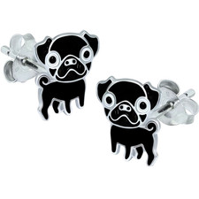 Sterling silver pug for sale  USA