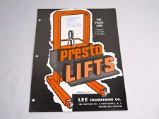Vintage presto lifts for sale  Huntingdon Valley