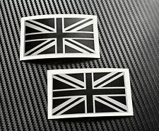 Union Jack Bandeira GB Grã-Bretanha Adesivos Adesivos Decalques Parede de Carro Preto Prata + Cores comprar usado  Enviando para Brazil