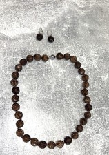 brown beaded necklace glass for sale brown beaded necklace glass for sale BARRY