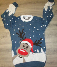 80s christmas jumper for sale  HAMILTON