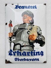 Emailschild brauerei erharting gebraucht kaufen  Schiffweiler