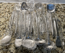 "Juego de utensilios de cocina de acero inoxidable STANDCU 18/10 12 piezas 15"" de largo para cocinar" segunda mano  Embacar hacia Mexico
