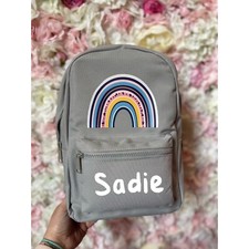 Mochila infantil personalizada azul marinho boho design arco-íris meninas bolsa de volta às aulas, usado comprar usado Mochila infantil personalizada azul marinho boho design arco-íris meninas bolsa de volta às aulas, usado comprar usado  Enviando para Brazil