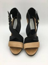 Sandálias plataforma femininas | Salto alto bege e preto | Sapatos MaxMara comprar usado  Enviando para Brazil
