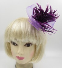 Purple fascinator clip for sale  DERBY