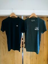2 x camisetas masculinas originais personalizadas Vans preto e cinza tamanho pequeno S fora da parede, usado comprar usado  Enviando para Brazil