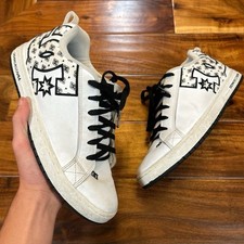 Tênis DC Shoes Court Graffik Se Branco 300927 Us10.5 USADO Chunky Skate Shoe Y2K comprar usado  Enviando para Brazil