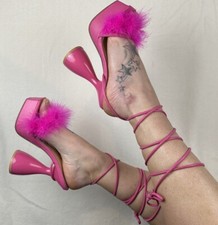 Pink fluffy fur for sale  Rural Hall