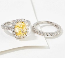 Diamonique canary yellow for sale  Houston
