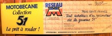 Affiche garage motobecane d'occasion  Saint-Paul-Cap-de-Joux