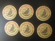 6 x Porta-copos FAMOUS GROUSE SCOTCH WHISKY 1980,s edição australiana R1 comprar usado  Enviando para Brazil