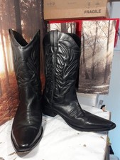 Gringos black leather for sale  LEAMINGTON SPA