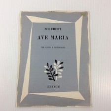 Usado, Partituras Ricordi Piano Ave Maria Canto Schubert 1985 comprar usado  Enviando para Brazil
