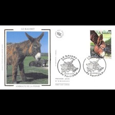 Fdc soie baudet d'occasion  Crécy-la-Chapelle