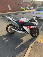 yamaha yzfr125 white for sale  EAST COWES