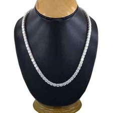Lindo colar de tênis de diamante branco 20 polegadas 5 mm, excelente corte e brilho comprar usado Lindo colar de tênis de diamante branco 20 polegadas 5 mm, excelente corte e brilho comprar usado  Enviando para Brazil