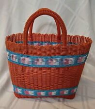 Vintage woven tote for sale  Houston