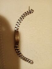 Gourmette homme argent d'occasion  Moyaux