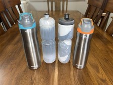 Garrafas de água isoladas de aço inoxidável e garrafa polar Contigo Autoseal 24 oz e 20 oz, usado comprar usado  Enviando para Brazil