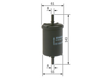 Filtro de combustível Bosch 0 450 905 287 para Citroën Dacia Fiat Lancia Nissan Opel, usado comprar usado  Enviando para Brazil