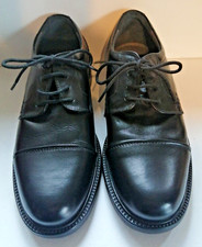 Mens black leather for sale  KILBIRNIE