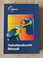 Tabellenbuch metall tabelen gebraucht kaufen  Nordhorn