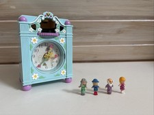 Polly Pocket Funtime Clock Bluebird 1991 10% Komplet 4 figurki Jasnoniebieski zegarek, używany na sprzedaż  Wysyłka do Poland