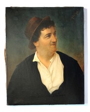 Georg Fischhof (1859–1914) "Grüss' Gott!" Portret Austriaka sign. 1894, używany na sprzedaż  PL