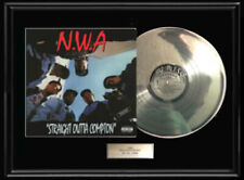 NWA N.W.A.RARE WHITE GOLD SILVER PLATINUM TONE RECORD LP VINYL ALBUM NON RIAA, usado comprar usado  Enviando para Brazil