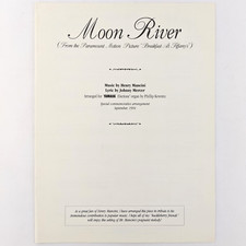 Moon river sheet for sale  Los Angeles
