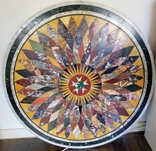 Guéridon marqueterie marbres d'occasion  Vichy