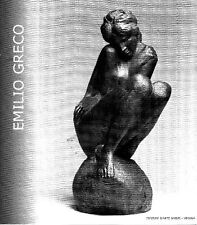 Emilio greco. sculture usato  Valenzano
