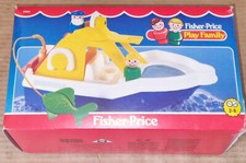 Vintage Anos 80 Fisher-Price Little People #2524 Play Family BARCO DE CRUZEIRO 100% Comp. comprar usado  Enviando para Brazil