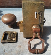 Brass rim lock for sale  HIGHBRIDGE