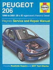 Peugeot 206 Petrol and Diesel Service and Repair Manual (Haynes Service and Repa comprar usado  Enviando para Brazil